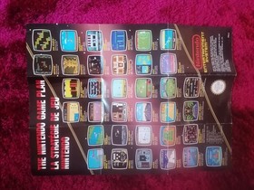 catalogue pub FLYER poster console Nintendo NES game plan strategie metroid zeld