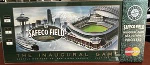 (2) Seattle Mariners Inaugural Game Safeco Field Oversized Ticket Display Stand - Picture 1 of 5