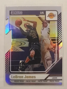 2024-25 Donruss LeBron James #19 Gold Press Proof Die-Cut 14/25 Lakers - Picture 1 of 3
