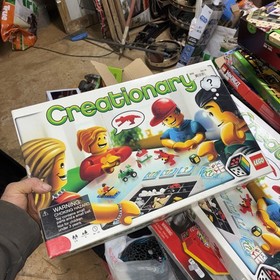 LEGO Creationary Board Game 3844 Educational Building Opened