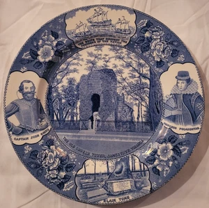 Plato de Coleccionista DE COLECCIÓN The Old Church Tower Jamestown VA 🗝️ - Imagen 1 de 3
