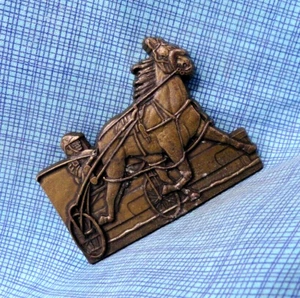 Western Harness Racing Dress Belt Buckle Limited Edition Vtg 70s 80s     .QRT694 - Picture 1 of 9