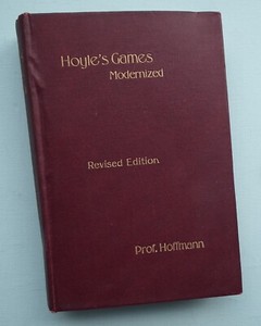 Antique Hoyle's Games Modernized Hoffman chess billiards roulette cards poker