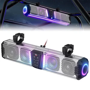 Barra de sonido KEMIMOTO Midnight S60 26"RGB UTV ATV IP66 impermeable para carro de golf ATV - Imagen 1 de 10