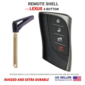 Smart Remote Key Shell For Lexus 4 Button with Emergency Insert - Picture 1 of 1