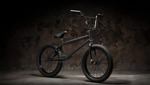 2023/2024 KINK WHIP 20.5" BMX Bike MATTE MOSS BLACK CHROMOLY OOS OOP - Picture 1 of 9