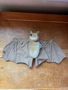 Small Brown Plush STELLALUNA Block Character BAT Stuffed Animal - 7.25 inches hi - Picture 1 of 10
