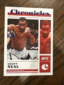 2023 Panini Chronicles UFC Purple Foil Geoff Neal 46/49!! 🔥🔥