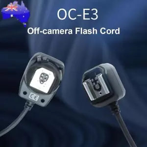 OC-E3 Camera Extension Cord Off-Camera Flash Sync for Canon Nikon Flashlight - Picture 1 of 8