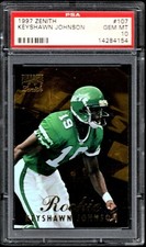 1997 Pinnacle Zenith Keyshawn Johnson #107 - New York Jets - PSA 10 GEM MT