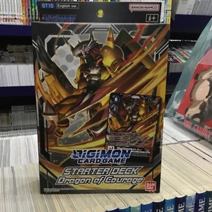 Digimon Card Game Starter Deck - Dragon Of Courage ST15 - Foto 1 di 4
