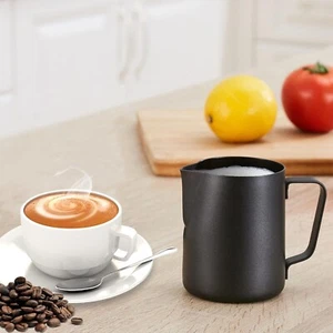 350ML Stainless Steel Milk Frothing Espresso Pitcher with Decorating Art Pen - Picture 1 of 8
