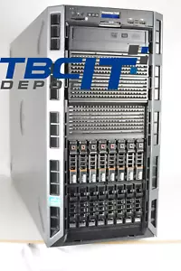 Dell PowerEdge T620 Server 2xE5-2680v2 2.80GHz 20C 384GB 12x800GB SSD RAID - Picture 1 of 3