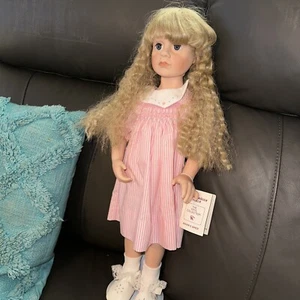 1987 Julie Good-Kruger Signed & Numbered 20" Vinyl Blond Doll - Picture 1 of 7