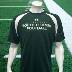 Maglia verde calcio Under Armour University of South Florida Bulls 2XL nuova con etichetta leggi - Foto 1 di 11