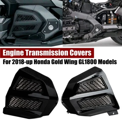 Cubiertas de transmisión de motor negras para Honda Goldwing GL1800 F6B 2018-2021 Foto 1 de 4