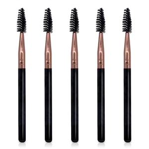 Mascara Brush Wands Makeup Lash Spoolies Set 5Pcs Spooly Eyelash Eyebrow Brushes - Picture 1 of 12