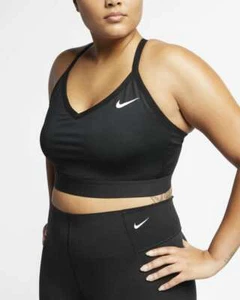 Nike Dri FIT Indy Low Cut Light Support Padded Sports Bra Plus Size 2X 3X - Picture 1 of 9