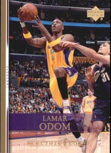 2007-08 Upper Deck Electric Court Gold #44 Lamar Odom