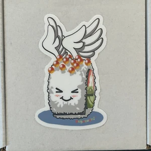 Pegasushi California Roll contour cut vinyl sticker - Picture 1 of 3