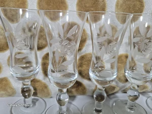 Lotto 5 bellissimi bicchieri cordiali e liquore Princess House Crystal Heritage 5" - Foto 1 di 6
