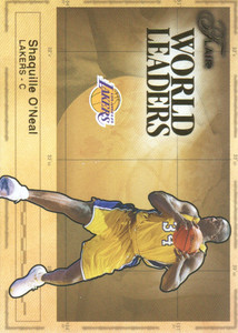 2003-04 Flair Basketball World Leaders #4 Shaquille O'Neal 