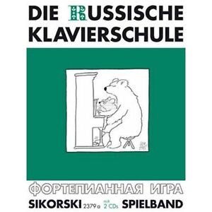 Hans Sikorski Die Russische Klavierschule 3 A. Nikolajew, Buch & 2CDs