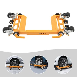 For Car Wheel Dolly Lever Type Car Moving Dolly 1T/2204.62lbs Wheel Dolly Yellow - Bild 1 von 17