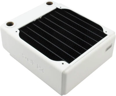 XSPC RX120 V3 Radiator for 2 x 120mm Cooling Fans (New Version 3) - WHITE - Image 1 of 4