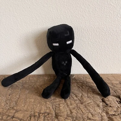 Minecraft Enderman Plush MoJang 2014 Gaming Black 10” - Image 1 of 4