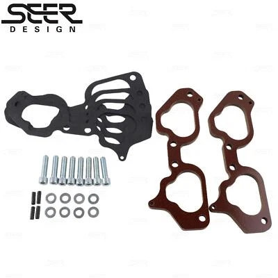 2 piezas espaciador fenólico 8 mm de grosor para 02-14 Subaru WRX 03-14 FXT 04-21 STi 05-12 LGT Foto 1 de 4