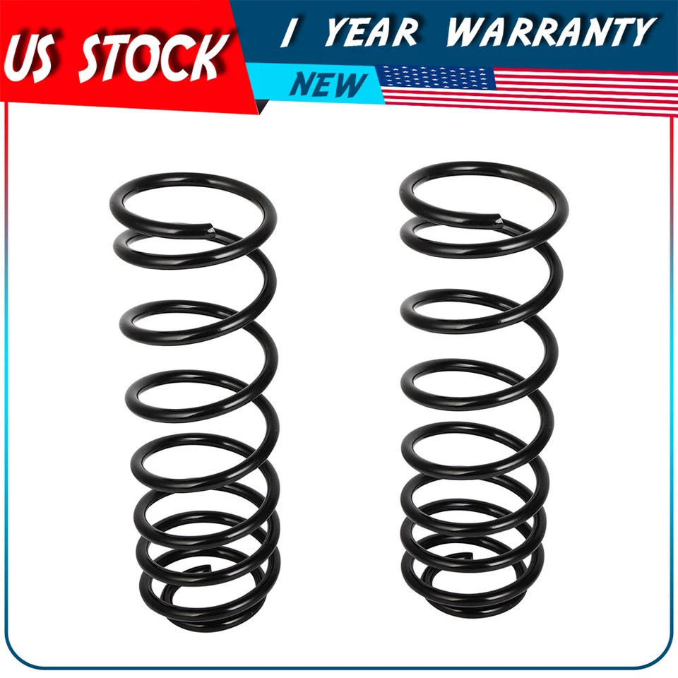 2x For Chevrolet Malibu 1997-2003 Oldsmobile Alero Pontiac Rear Coil Spring Set - Image 1 of 1