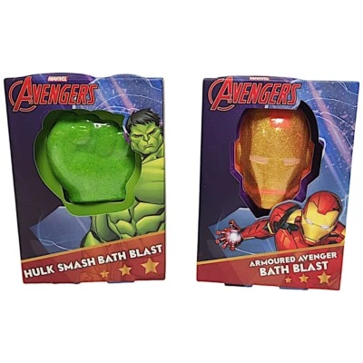 Marvel Avengers Bath Fizzers Iron Man & Hulk Badebomben in Faustform