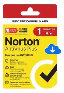 Antivirus Norton Antivirus Plus - 1 dispositivo - 1 año - Toda America - Picture 1 of 5