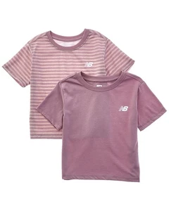 Camiseta New Balance 2Pk Púrpura S(7/8) - Imagen 1 de 2