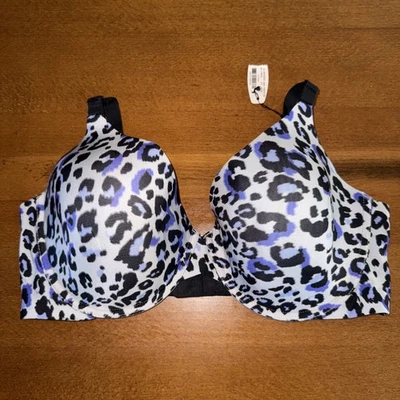 Sutiã Victoria’s Secret The Nakeds Forrado Cobertura Perfeita 38D NOVO Estampa Animal - Imagem 1 de 4