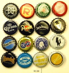 CRAFT & Vintage BEER Bottle Caps 16 Different Point Harp Kona Kirin Japan +More - Picture 1 of 3