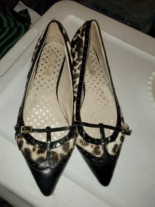 Boden Schuhe flach Leopardenmuster Kalbshaar Freizeit Gr. 39 1/2 - Bild 1 von 10