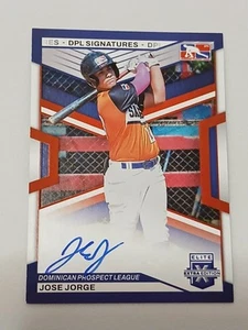 Jose Jorge DPL 2023 Panini Elite Certified Autograph Rookie Card #DPS-JJ - Bild 1 von 2