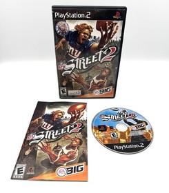 NFL Street 2 (Sony PlayStation 2 PS2, 2004) Black Label Complete CIB - Tested