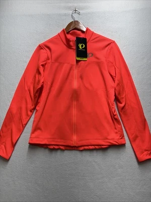 Pearl Izumi Women’s Quest Thermal Jersey Size L Orange Full Zip Reflective New - Image 1 of 4