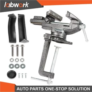 Labwork Bench Vise 3.3In Quick Adjustment Dual-Purpose Combined With Swivel Base - Picture 1 of 14