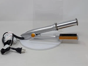 "Barril de hierro caliente giratorio InStyler Silver Curling IS1001.1-19 3/4"" PROBADO funciona" - Imagen 1 de 9
