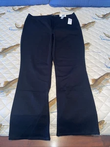 Jeans Chico's Platinum Collection 32" Ins taglia 3,5 nuovi con etichette stivali a malapena basic neri - Foto 1 di 8