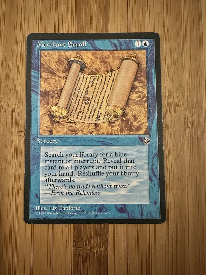 MTG Magic the Gathering Merchant Scroll Homelands LP - Image 1 of 1