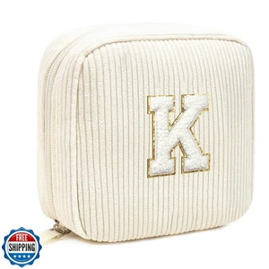 Süße Kosmetiktasche für Damen - Monogramm personalisierte Initialen Kosmetiktaschen Kosmetik - Bild 1 von 5