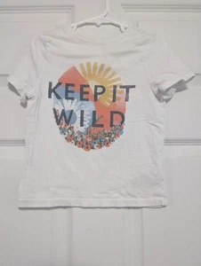 Old Navy White Short Sleeve Tee with Graphic Design - Picture 1 of 4