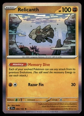 Relicanth 084/162 TEF SV05: Temporal Forces Holo NM - Image 1 of 2