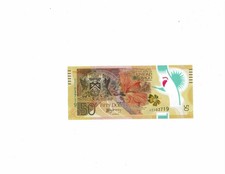 Trinidad Tobago 50 dollars commemorative polymer banknote 2014 P54 uncirculated