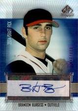 2004 SP Prospects Autograph Bonus Brandon Burgess Auto 017/400 Arizona
